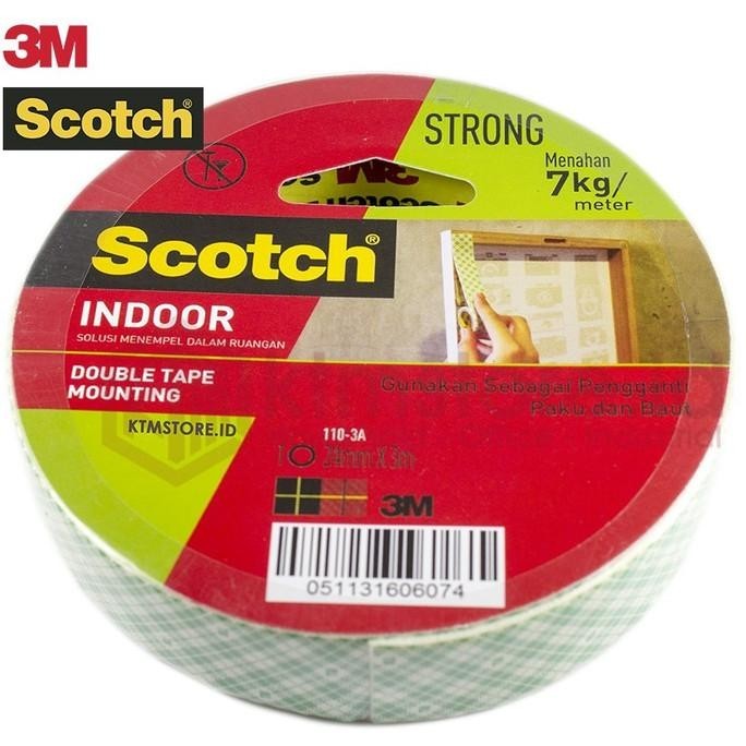 

Double Tape 3M 110-3a Scotch Mounting ( 24mm x 3M ) 7Kg