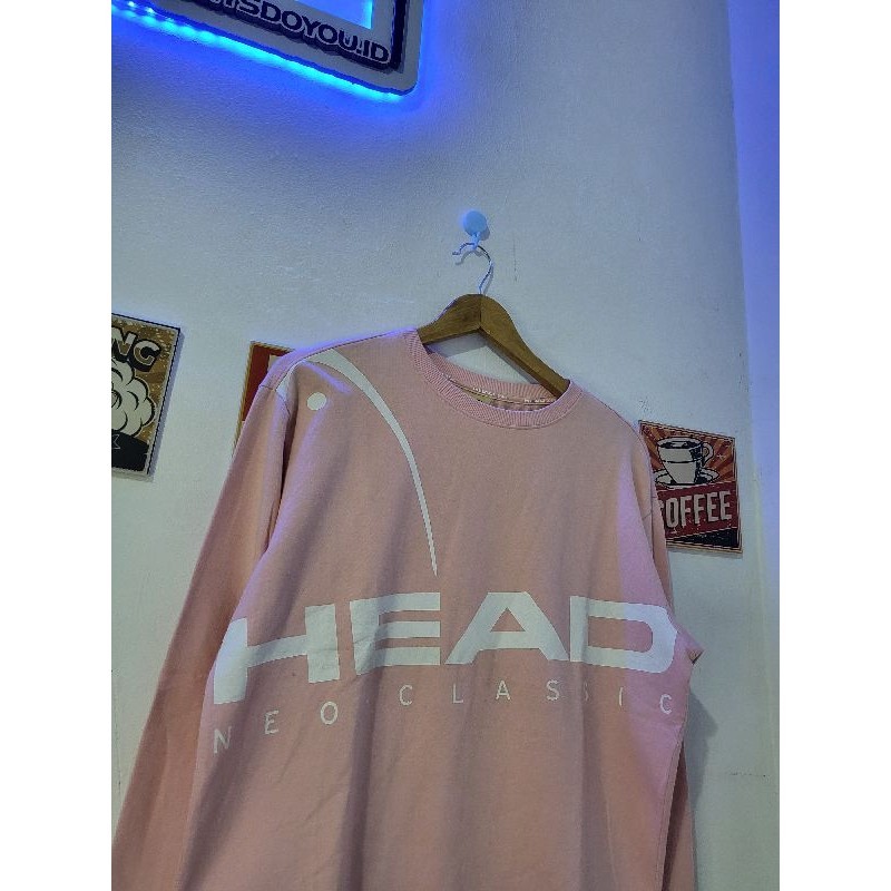 Jacket Crewneck Head pink fusya