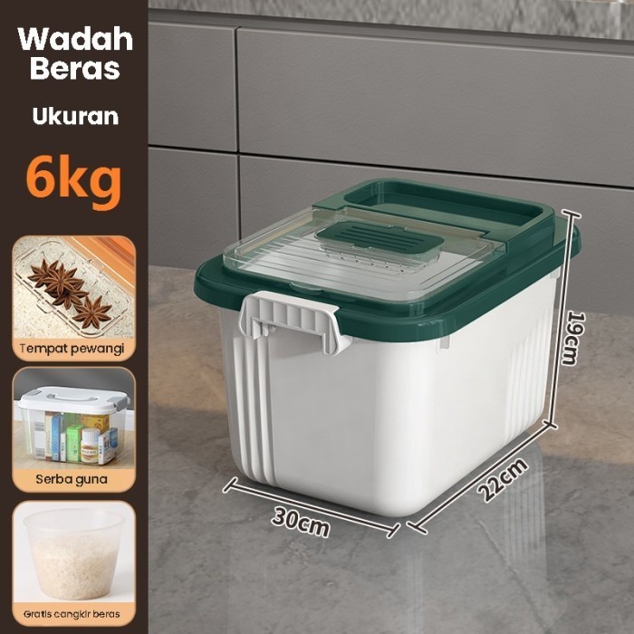 

Storage Beras Box Penyimpanan Beras Tepung Biji-Bijian Food Container
