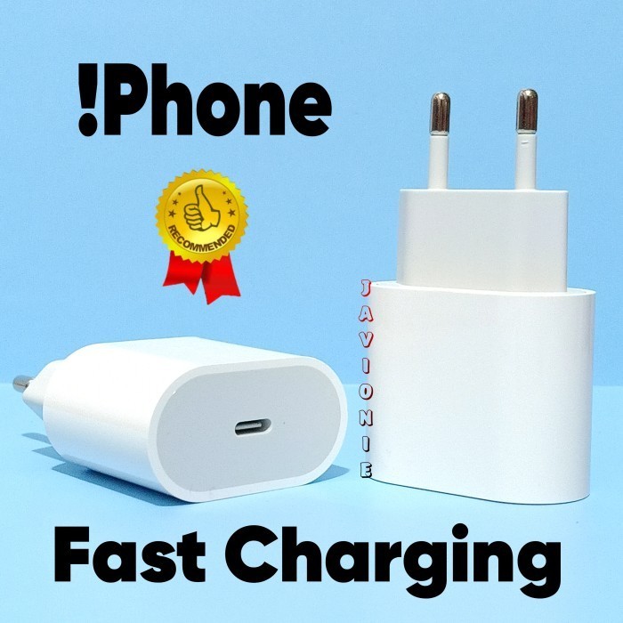 Adaptor Kepala Charger iPhone 11 12 13 14 Mini Pro Max Plus ORI USB C