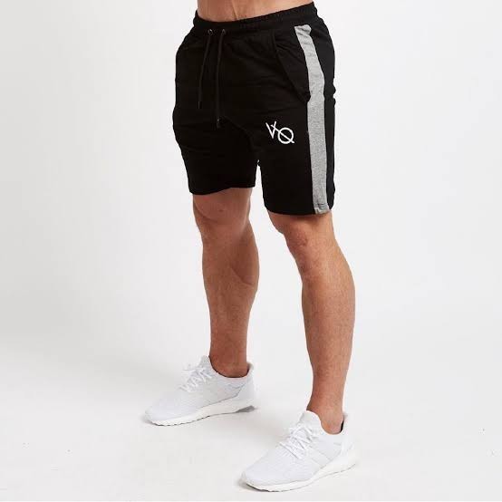 New Bbt- Vq Stripe Celana Olahraga Gym Santai Pria Fitnes Running Training Gratis Ongkir