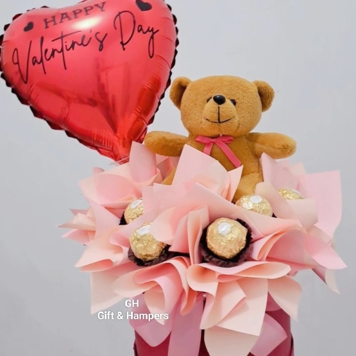 

Bunga Buket Kado Valentine Ultah White Day Bestseller Hampers Gifts