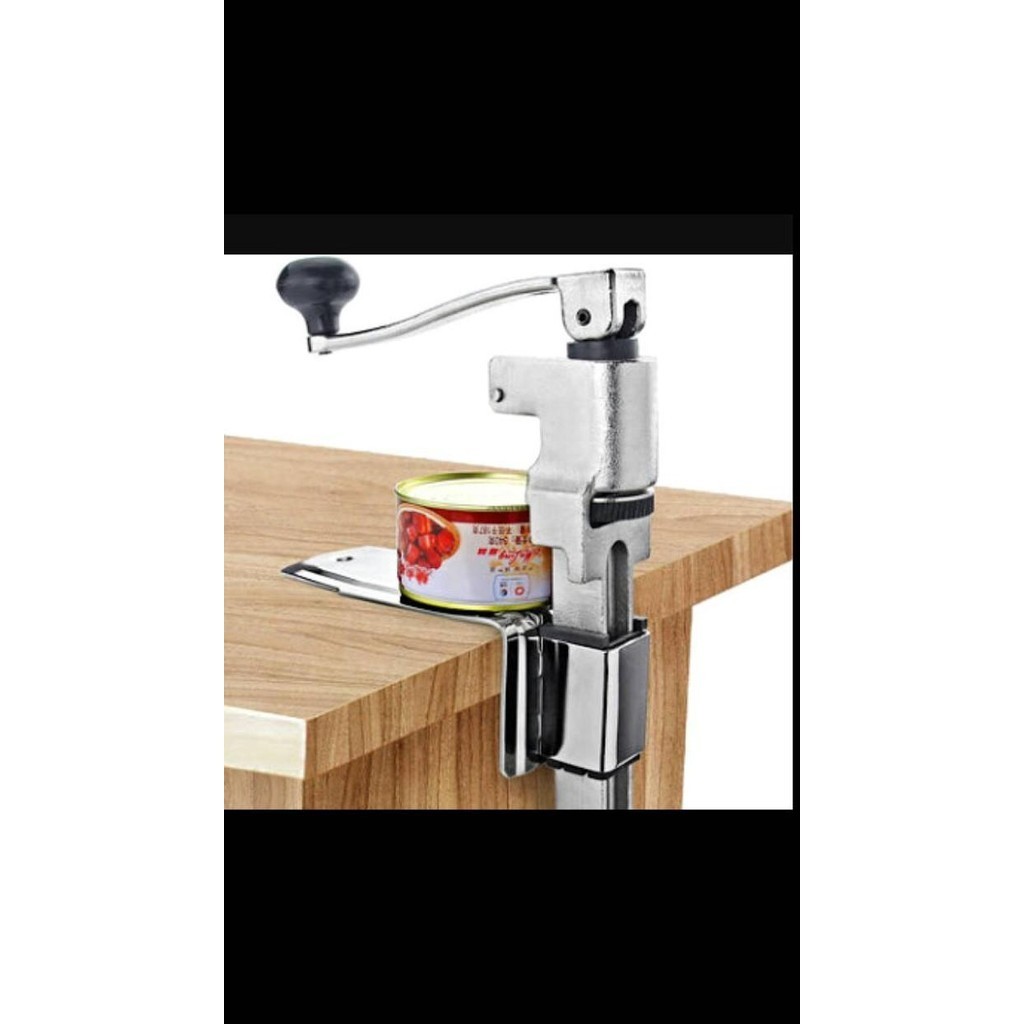 Table Can Opener. [ Bukaan Kaleng Di Meja ]