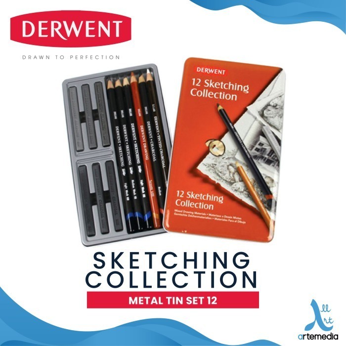 

Segera Miliki Pensil Gambar Derwent Sketching Collection Pencil 12 Metal Tin Drawing Murah