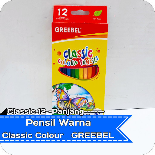 

Mantap Pensil Warna Classic Colour 12 - Classic 24 Greebel Diskon
