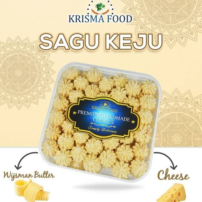 

Premium Sagu Keju Dengan Wisman - Kue Kering Krisma Food (350Gr)