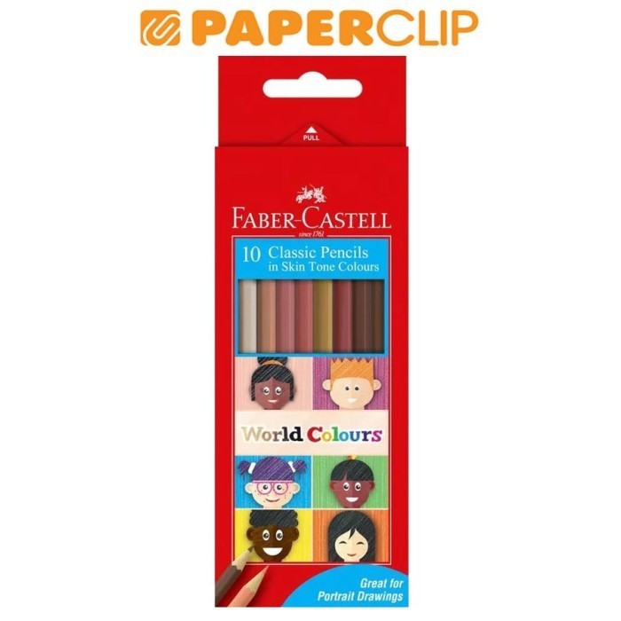 

Gilaa!!! Pensil Warna Faber Castell Classic 115802 10C Skin Tone Colours Limited