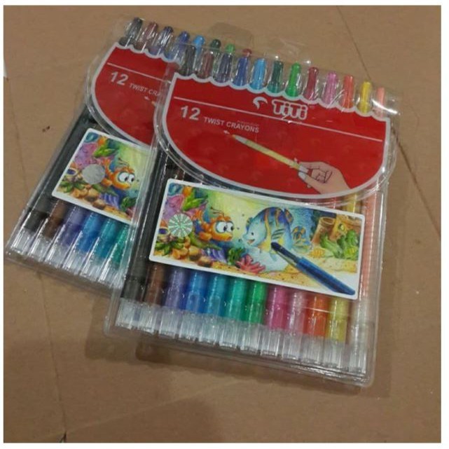 

Dijual Crayon Putar Titi 12 Warna Panjang Diskon
