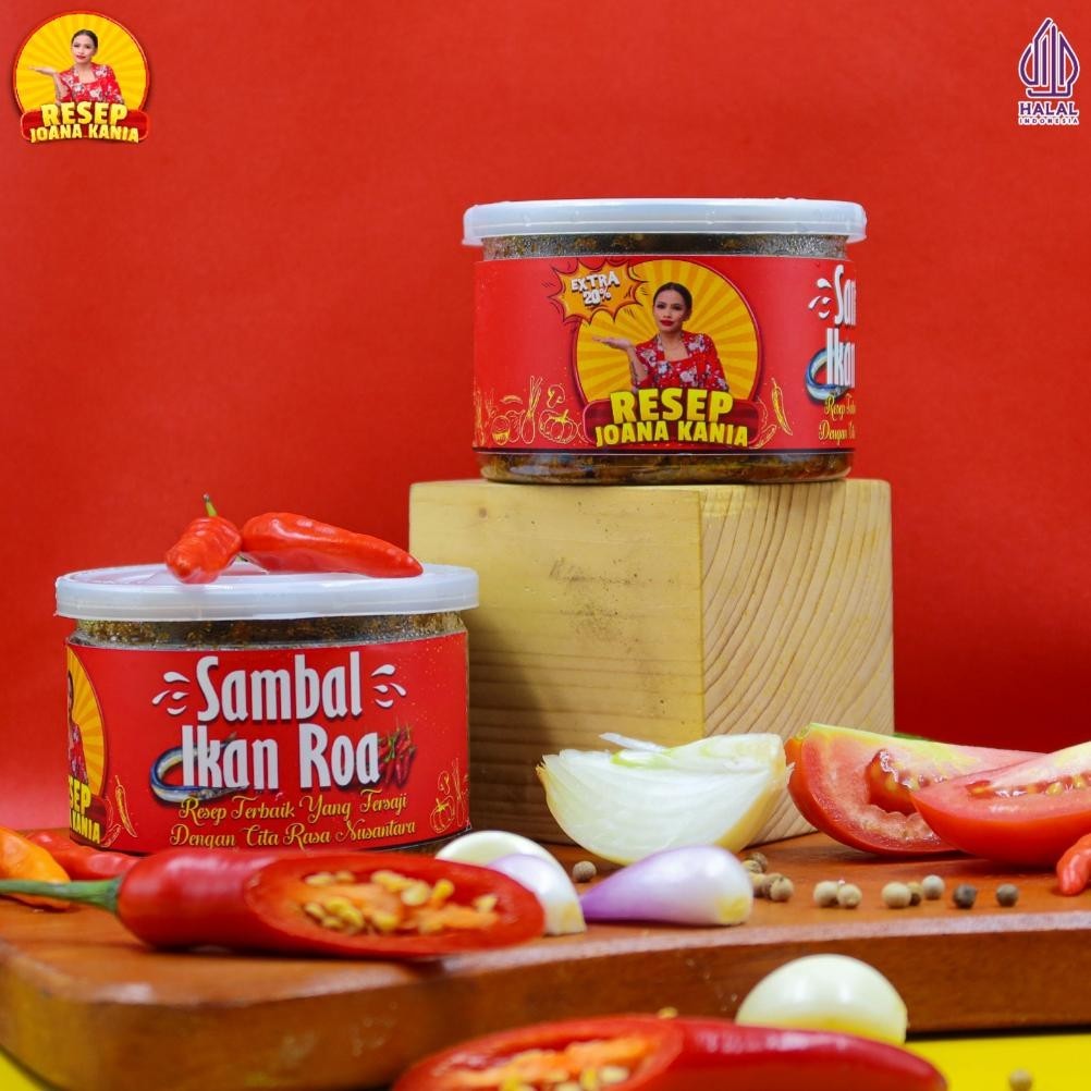 

SALE PRODUK Sambal Ikan Roa Resepjoanakania / Sambel Pedes Halal / Lauk Makan TERLARIS