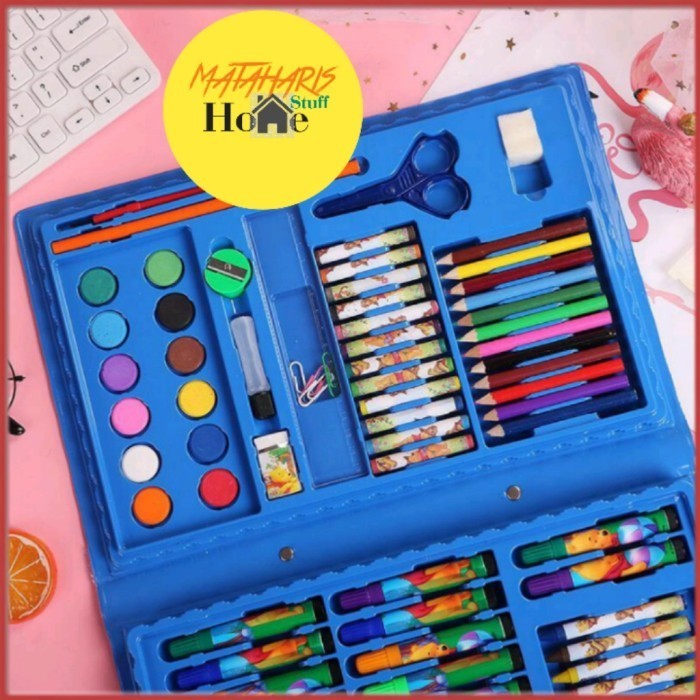 

Gaya Stationery Set Pensil Crayon Cat Air Perlengkapan Sekolah Menggambar Promo