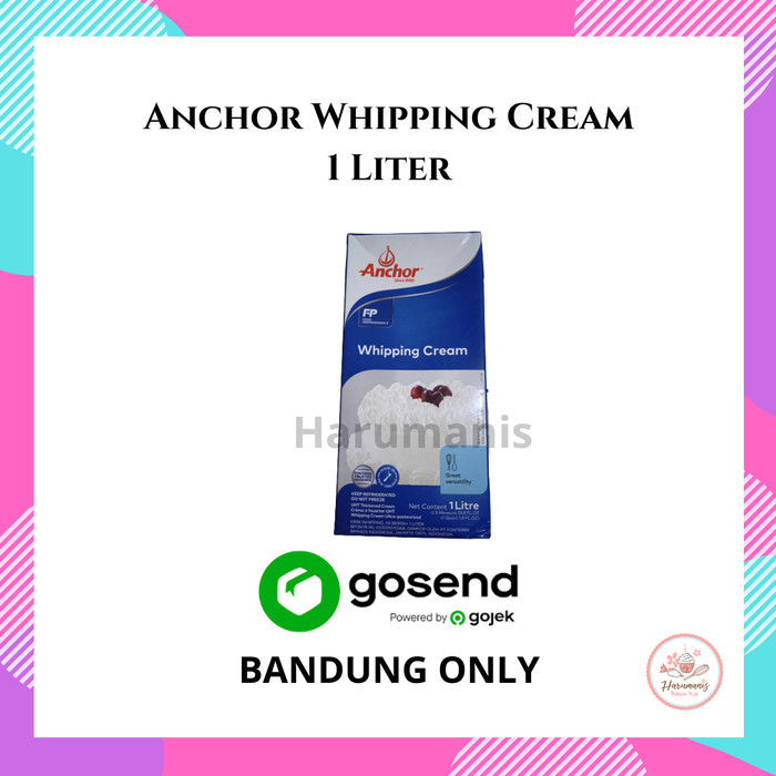 

siap kirim] Anchor Whipping Cream 1 Liter