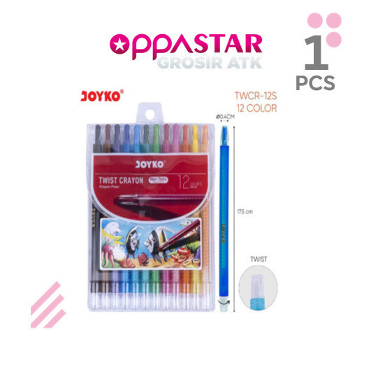 

Promo Krayon Putar Twist Crayon Joyko Twcr-12S 12 Warna Terbatas
