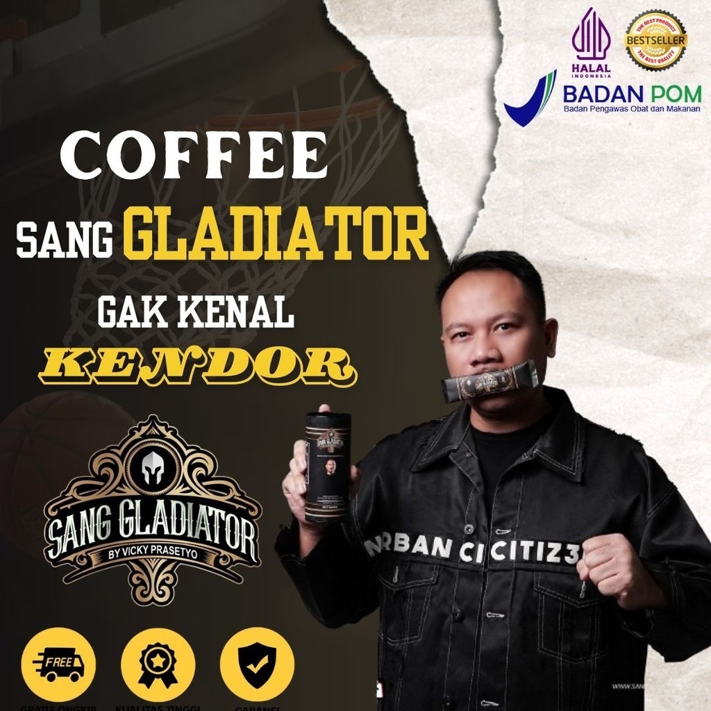 

Sang Gladiator Coffee Ginseng Guarana Ori Minuman Kopi Herbal Untuk Stamina Original BPOM