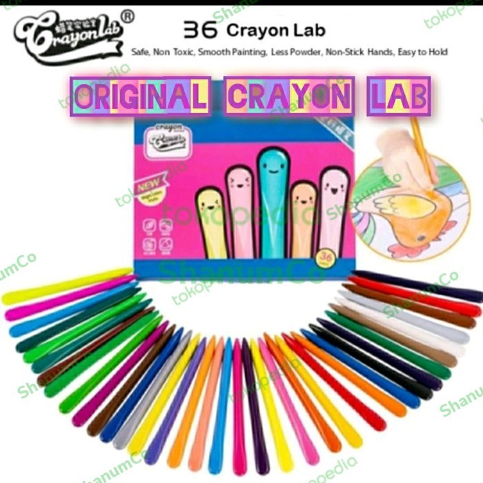 

Terbatas Crayon Lab Non Toxic Triangular Krayon Pensil Warna Magic Anti Air Promo