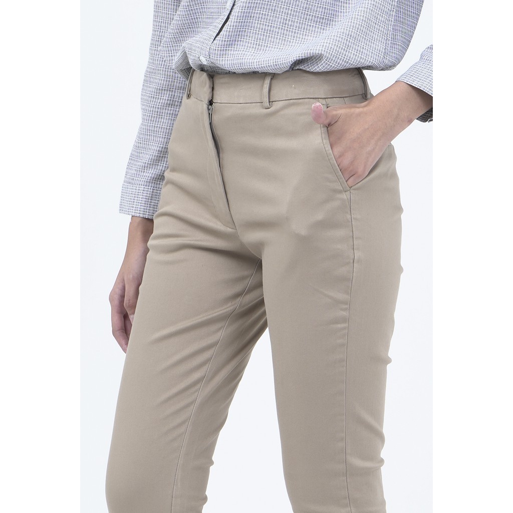 [THE BEST COLLECTIONS] Geela Official - Basic Office Long Pants Khaky ( G.3149-95 )