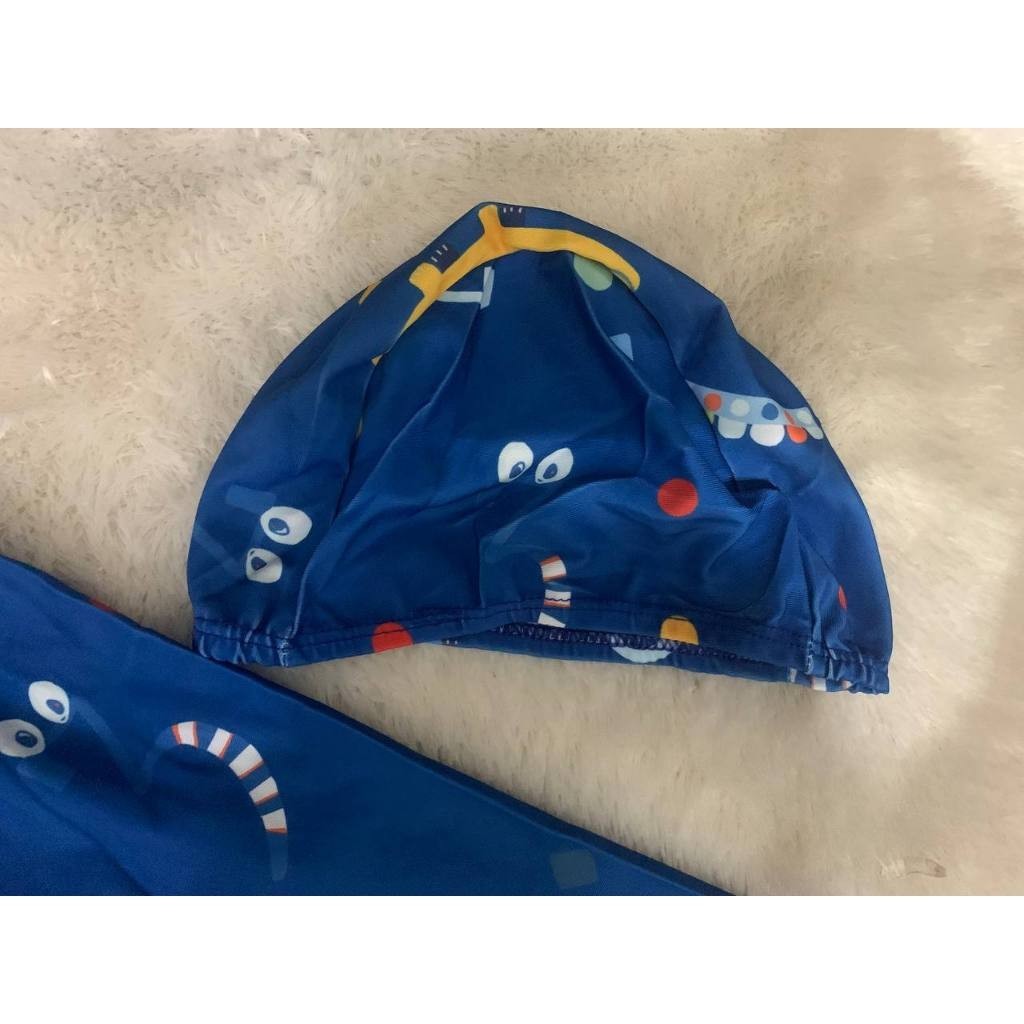 [ONLINE EXCLUSIVE] Baju Renang Diving Anak Laki Laki Lengan Panjang One Piece 2 4 6 8 10 tahun