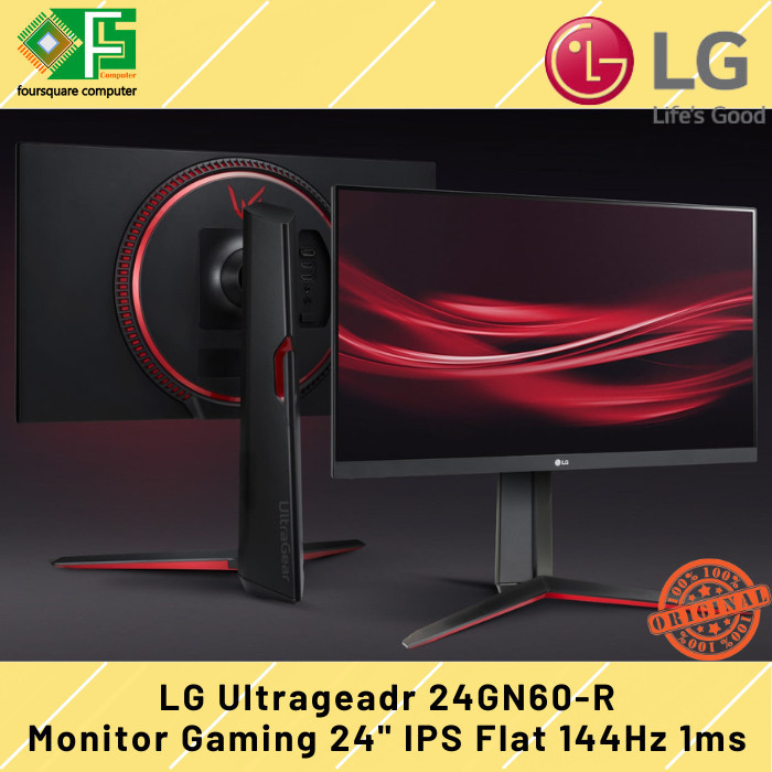 Terlaris Lg Ultragear 24Gn60R Led Monitor Gaming 24 Inch Ips Fullhd 144Hz 1Ms Promo Terbaru