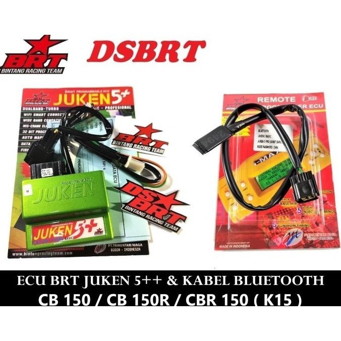 Paket Ecu Brt Juken 5+ Plus Cb150 Old Cbr150 Cb 150R K15 + Bluetooth