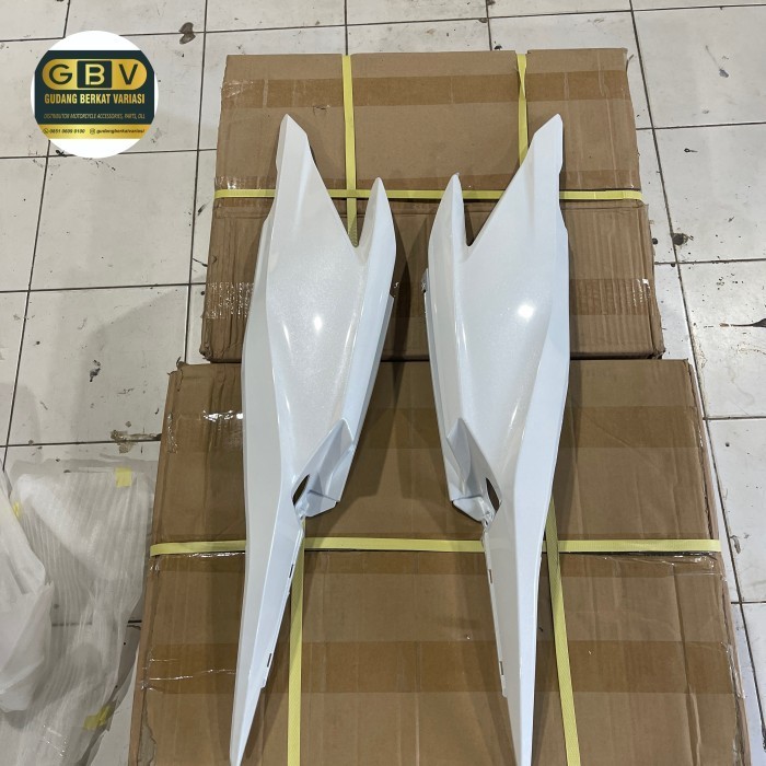 Cover Body Vario 125 Techno Putih Kap Samping Kiri Kanan Tutup Rangka Gratis Ongkir