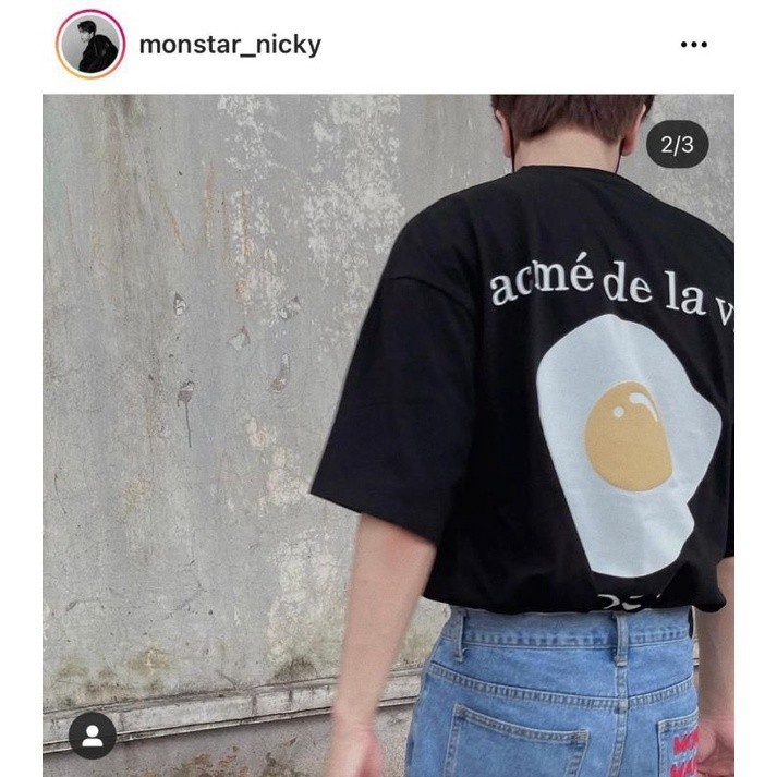 [HIGH QUALITY COLLECTIONS] ADLV Egg Acme de la vie Tshirt Oversized Mirror Baju Kaos Unisex