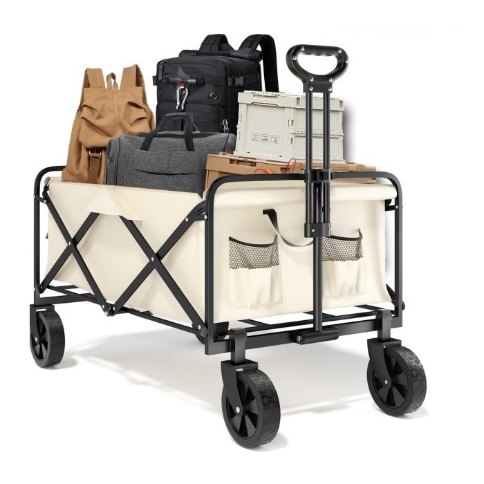 TROLI BARANG LIPAT CAMP WAGON OXFORD STEEL BRAKE 80KG VV80 VILLVALD
