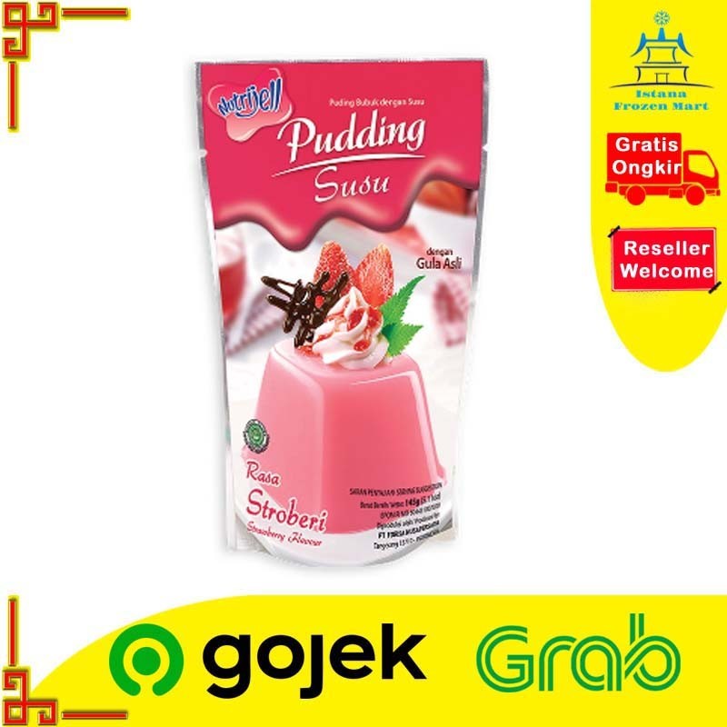 

Puding Susu NUTRIJELL Rasa Strawberry 120 GR