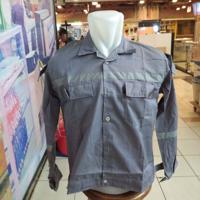 KEMEJA KERJA PROYEK SERAGAM PROYEK MENYALA