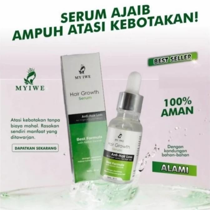 MY IWE Hair Growth Serum 20ml - Serum Penumbuh Rambut