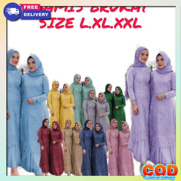 Gamis Syari Kekinian Bsju Ghames Syarii Murah Lebaran 2024 Hames Terbaru2024 Gmis Wnta Jumbo Gms Ghm