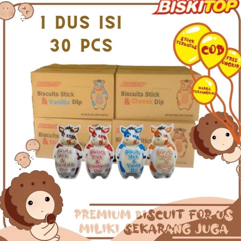 

CR - BISKITOP - (1 DUS) DIP SAPI 1.1 KG Biskuit Kue Kering Cemilan Anak Biscuit Biskitop Rasa Manis TERLARIS