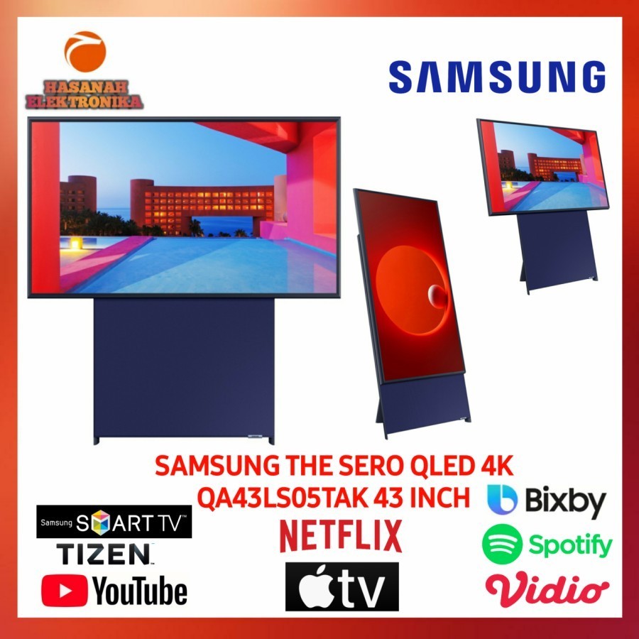 SAMSUNG THE SERO TV 4K SMART TV 43 INCH QA43LS05TAK
