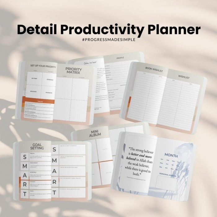 

BARANG TERLARIS [READY] Productivity Planner Produktif Planner 6 bulan by RA Planner