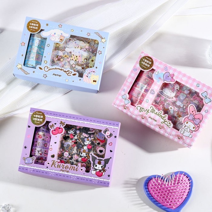 

BARANG TERLARIS Washi Tape Dekorasi Scrapbook Journal Diary Planner Notebook Sanrio