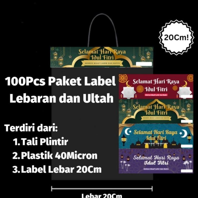 

Beli satu, dapatkan kesempurnaan fashion." [100Pasang] Plastik Label Ukuran 20Cm Ulang Tahun dan Label Lebaran Plastik idul Fitri Murah Peluang Bisnis Amplop Lebaran ||