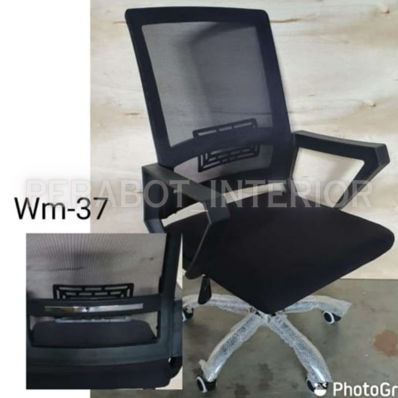 KURSI KANTOR SERBAGUNA / KURSI MANAGER / KURSI RUANG KERJA / OFFICE CHAIR / KURSI MEJA KERJA / WM-37