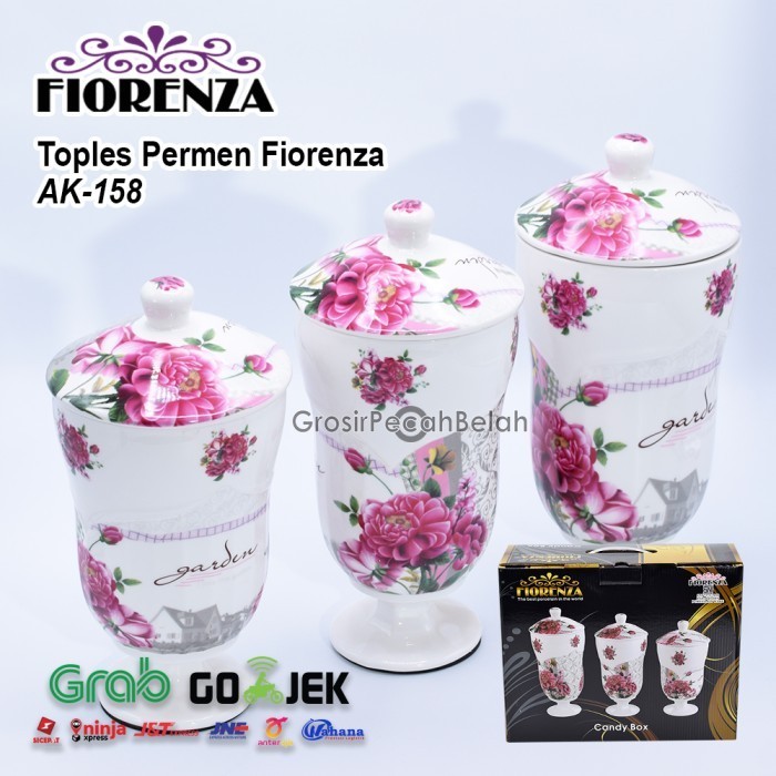 

Toples Set isi 3 Permen Jar Fiorenza AK-158
