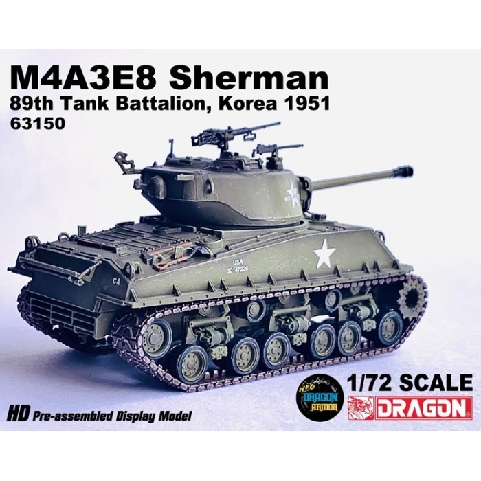 MUST HAVE DIECAST TANK DRAGON ARMOR M4A3 KOREA, 1951 (#63150) (PROMO) TERMURAH