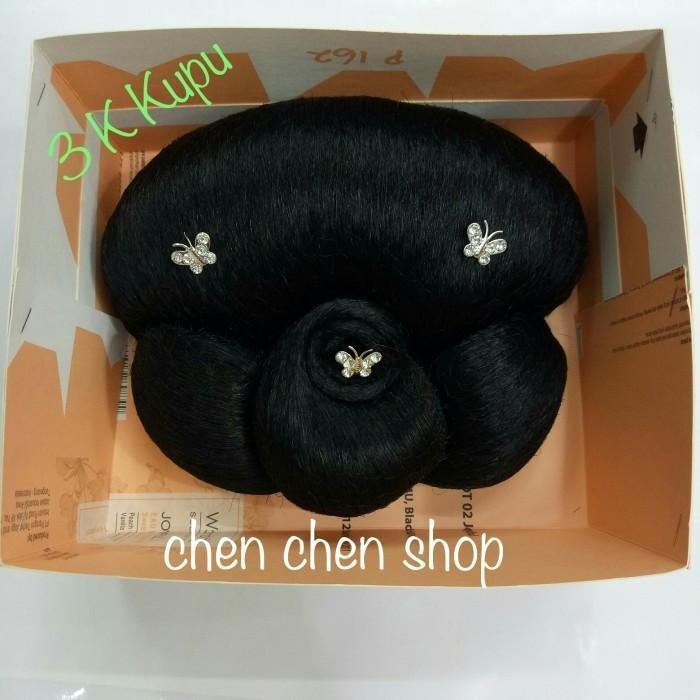 

Sanggul Modern/Konde Modern/Sanggul Kecil + Acc 002