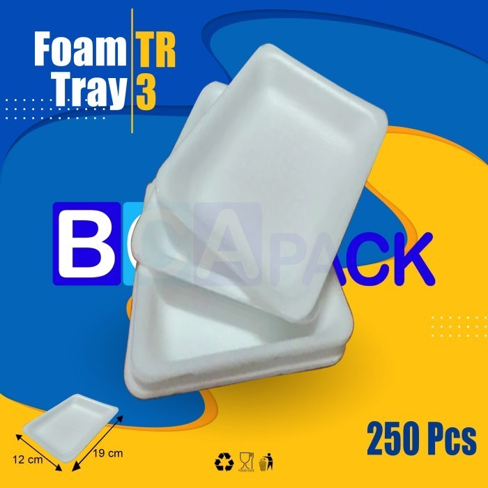 

Terlaris Foam Tray Tr 3 - Styrofoam Tray Buah Tr3 - 250 Pcs Promo Terbaru