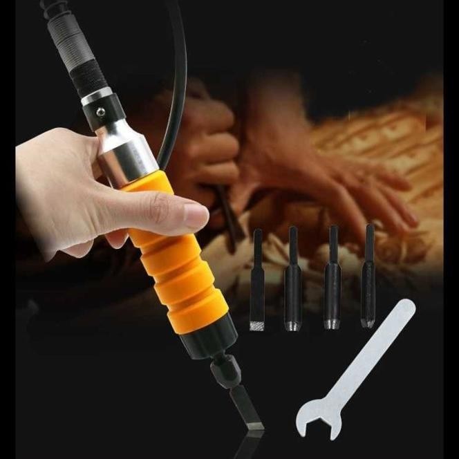 

Vamsluna Alat Ukir Kayu Electric Chisel Wood Carving Tool Set - - | Opheliazulaikastore