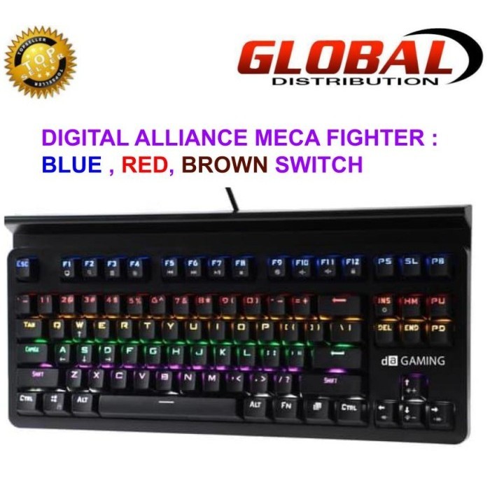 Promo Keyboard Digital Alliance Meca Fighter / Keyboard Da Meca Fighter