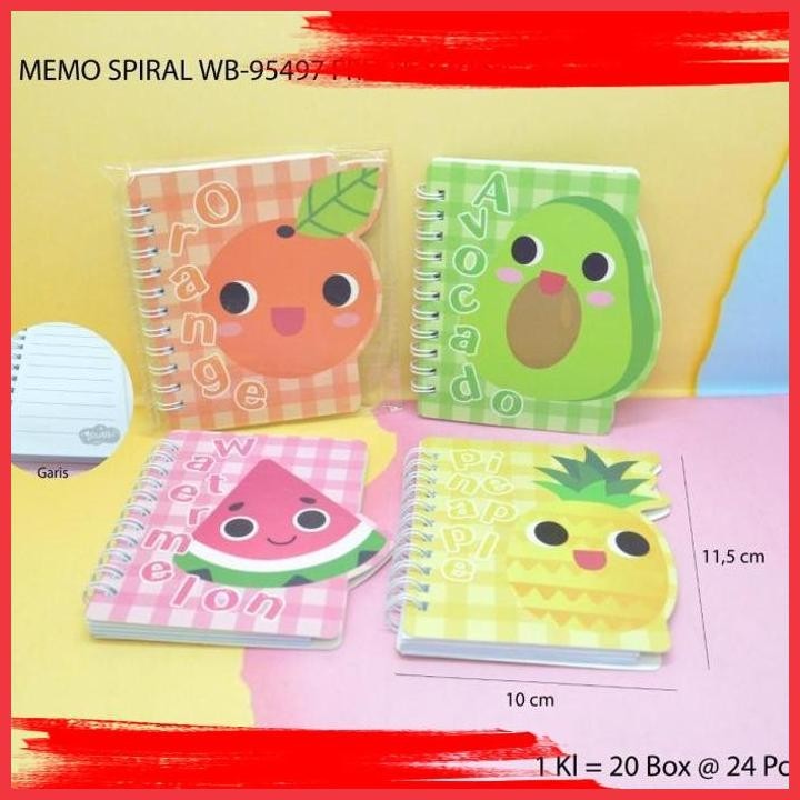 

(ANTI) MEMO RING SPIRAL MOTIF BUAH FRUIT SATUAN