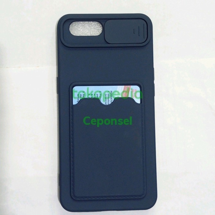 Soft Case Oppo A3s Slide Camera + Slot Card