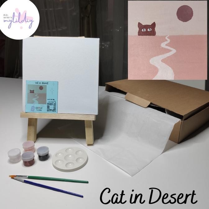 

Kit melukis diy painting kit paint by number