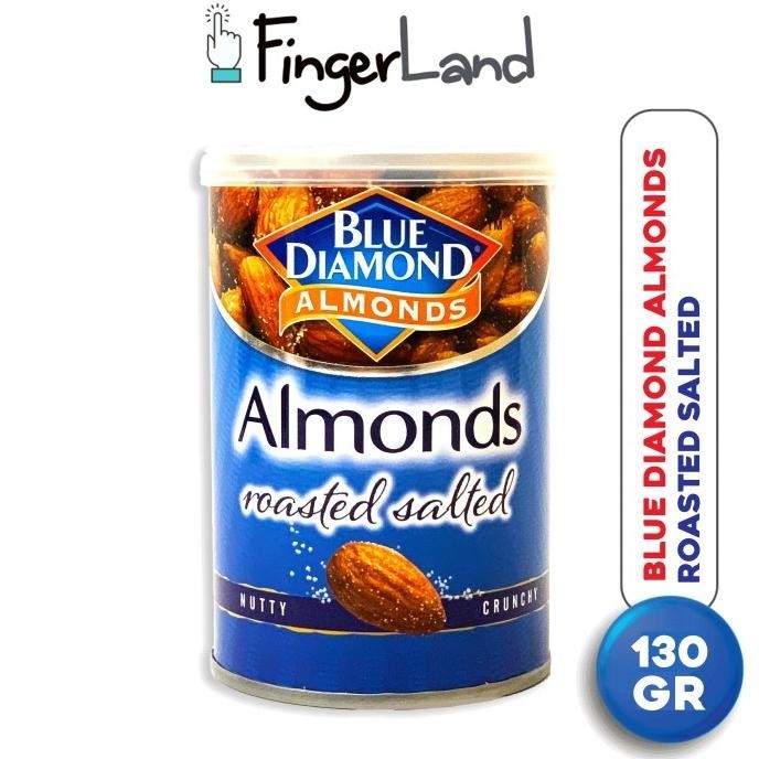 

New Blue Diamond Roasted Almonds Salted 130 Gram Kacang Almond Asin Limited Edition
