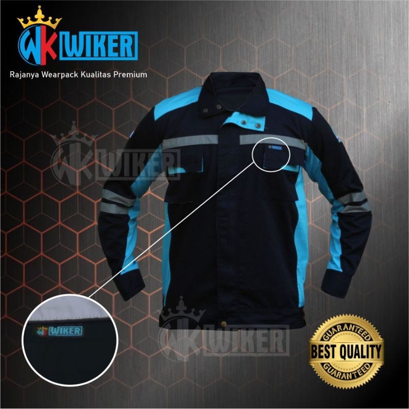 [FRESH STYLE] GET IT NOW Wearpack Safety Navy Tosca - Werpack Semi Jaket - Seragam Proyek - Baju