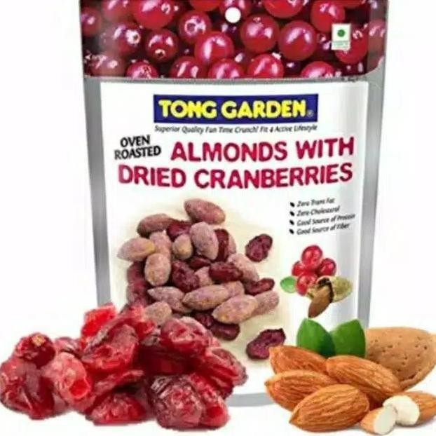 

Terlaris Tong Garden Almonds With Dried Cranberries - Kacang Almond & Kranberi Stok Terbatas