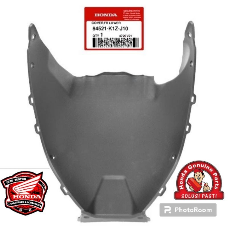64521-K1Z-J10 Cover front lower dek paru penahan lumpur PCX 160 original