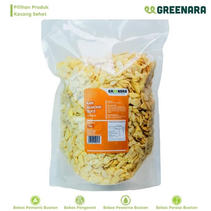 

Kacang Almond Iris 1 Kg / Almond Slice Berkualitas