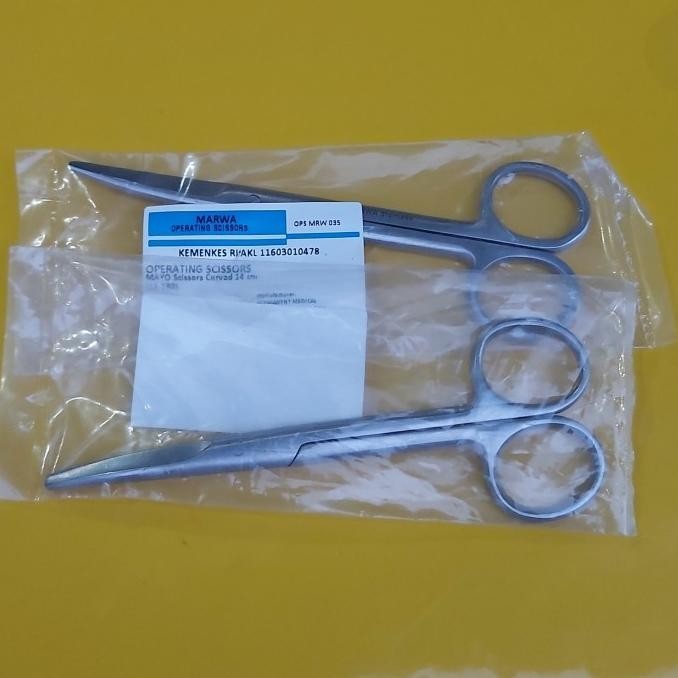 

Promo - Gunting Mayo Bengkok 14cm. MAYO Scissors Curved 14 cm. Gunting IUD ,.